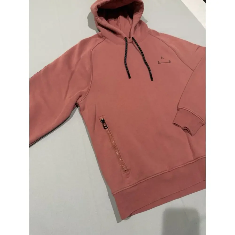 Jordan 23 Engineered Mens M Pink Pullover Fleece Hoodie Pockets Jumpman DQ7881